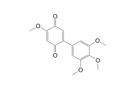 5 / 6-(3',4',5'-Trimethoxyphenyl-2-methoxy-1,4-benzoquinone