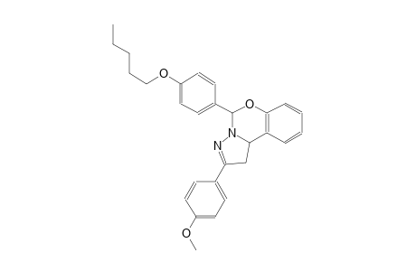 pyrazolo[1,5-c][1,3]benzoxazine, 1,10b-dihydro-2-(4-methoxyphenyl)-5-[4-(pentyloxy)phenyl]-