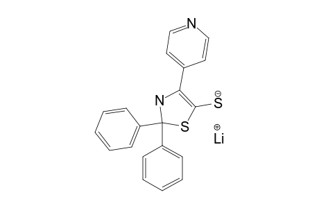 LITHIUM-2,2-DIPHENYL-4-(PYRIDIN-4-YL)-2,3-DIHYDRO-1,3-THIAZOLE-5-THIOLATE