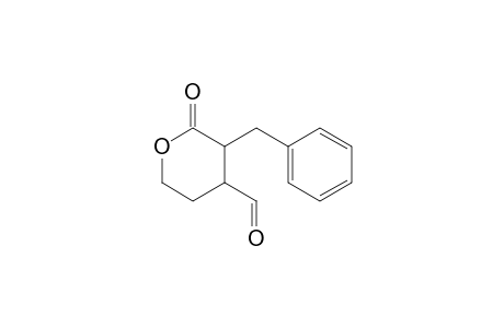 3-Benzyl-2-oxotetrahydro-1H-pyran-4-carbaldehyde