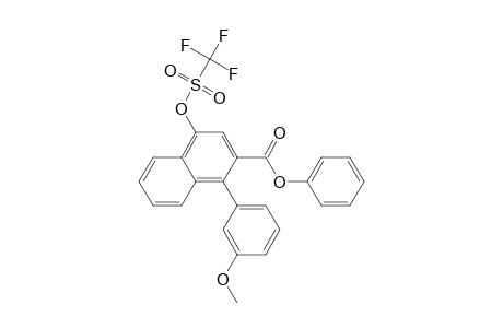 Phenyl 1-(3-Methoxyphenyl)-4-(trifluoromethylsulfonyloxy)-2-naphthoate