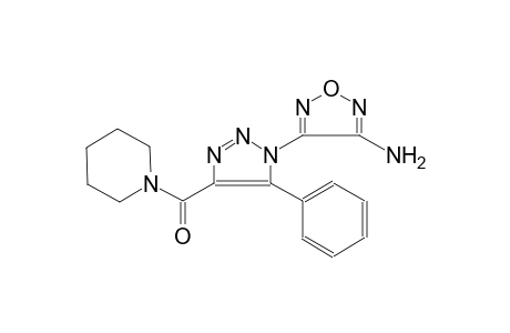 1,2,5-oxadiazol-3-amine, 4-[5-phenyl-4-(1-piperidinylcarbonyl)-1H-1,2,3-triazol-1-yl]-