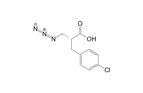 (R)-.beta.-Azido-.alpha.-(p-chlorophenylmethyl)propanoic acid