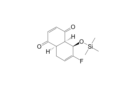 (4aR*,5R*,8aR)-6-Fluoro-5-trimethylsilyloxy-4a,5,8,8a-tetrahydronaphthalene-1,4-dione