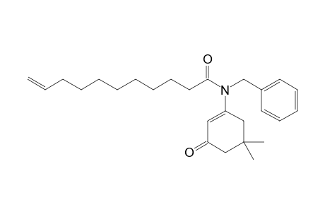 N-Benzyl-N-(5',5'-dimethyl-3'-oxocyclohex-1'-enyl)undec-10-enamide