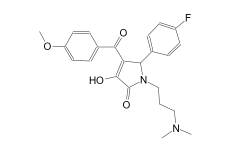 2H-pyrrol-2-one, 1-[3-(dimethylamino)propyl]-5-(4-fluorophenyl)-1,5-dihydro-3-hydroxy-4-(4-methoxybenzoyl)-