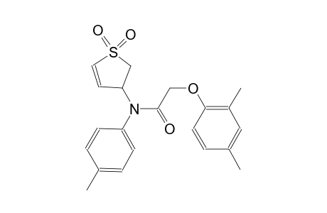 2-(2,4-dimethylphenoxy)-N-(1,1-dioxido-2,3-dihydro-3-thienyl)-N-(4-methylphenyl)acetamide