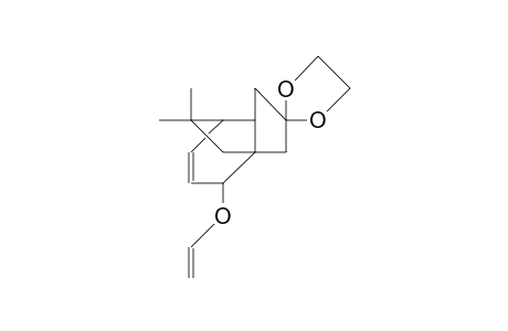 (1R,5S,6S)-3,3-Ethylenedioxy-11,11-dimethyl-tricyclo(4.3.2.0/1,5/)undec-7-ene 9-vinyl ether