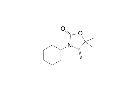 3-Cyclohexyl-5,5-dimethyl-4-methylene-oxazolidin-2-one