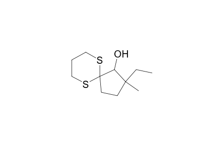 2-Ethyl-2-methyl-6,10-dithiaspiro[4.5]decan-1-ol