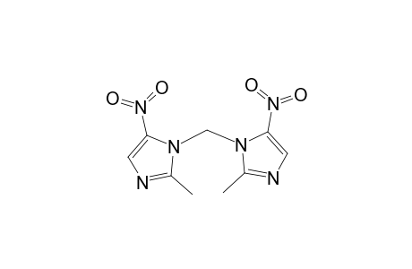 1H-Imidazole, 2-methyl-1-[(2-methyl-5-nitro-1H-imidazol-1-yl)methyl]-5-nitro-