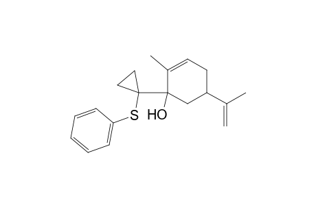 2-Cyclohexen-1-ol, 2-methyl-5-(1-methylethenyl)-1-[1-(phenylthio)cyclopropyl]-