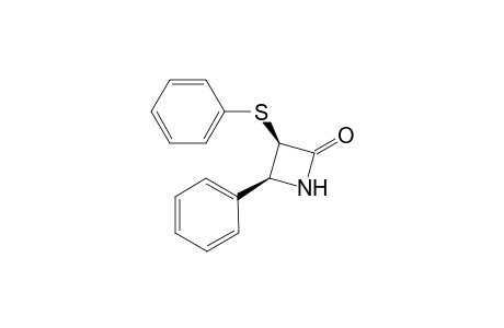 rel-(3R,4S)-4-Phenyl-3-thiphenoxy-2-azetidinone