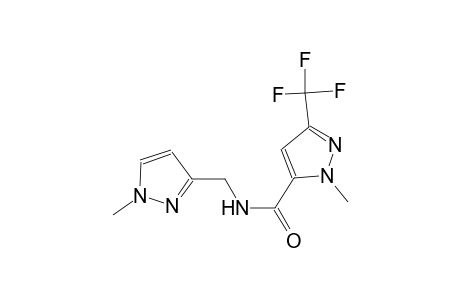 1-methyl-N-[(1-methyl-1H-pyrazol-3-yl)methyl]-3-(trifluoromethyl)-1H-pyrazole-5-carboxamide