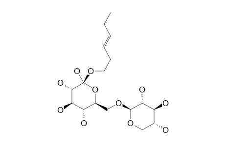 HEX-3-EN-1-OL-BETA-D-XYLOPYRANOSYL-(1->6)-BETA-D-GLUCOPYRANOSIDE