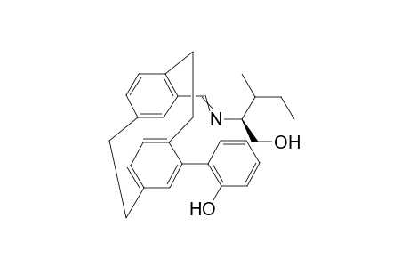 (Rp,Sc)-2-(13-{[1-Hydroxymethyl-2-methyl-butylimino]-methyl}-tricyclo[8.2.2.2(4,7)]hexadeca-1(13),4(16),5,7(15),10(14),11-hexaen-5-yl)-phenol