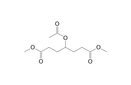 4-Acetoxyheptanedioic acid, dimethyl ester