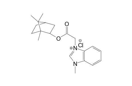 1-Methyl-3-(2-oxo-2-((1,7,7-trimethylbicyclo[2.2.1]heptan-2-yl)oxy)ethyl)-1H-benzo[d]imidazol-3-ium chloride