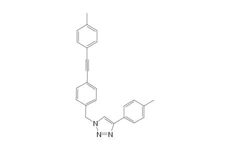 1-(4-(2-p-tolylethynyl)benzyl)-4-p-tolyl-1H-1,2,3-triazole