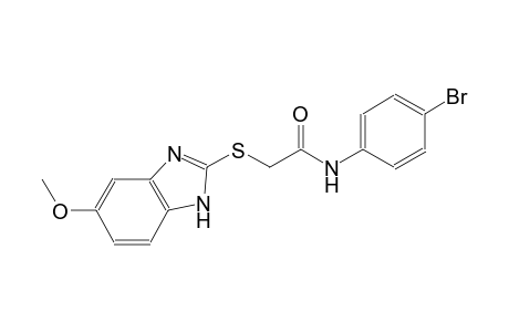 N-(4-bromophenyl)-2-[(5-methoxy-1H-benzimidazol-2-yl)sulfanyl]acetamide