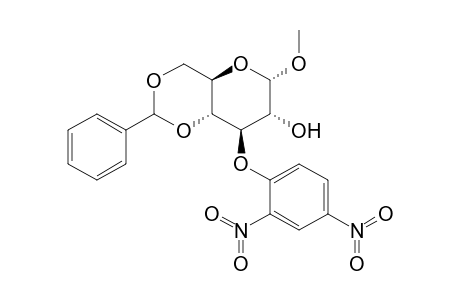 Methyl 4,6-O-benzylidene-3-O-(2,4-dinitrophenyl)-alpha-D-glucopyranoside
