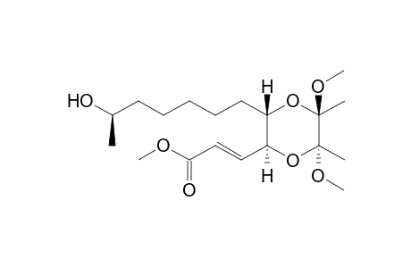 (E)-3-[(2S,3S,5R,6R)-3-((R)-6-Hydroxy-heptyl)-5,6-dimethoxy-5,6-dimethyl-[1,4]dioxan-2-yl]-acrylic acid methyl ester