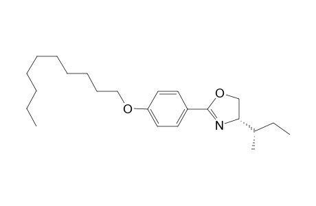 (4S)-4,5-Dihydro-2-(4'-decyloxyphenyl)-4[(S)-1-methylpropyl]oxazole