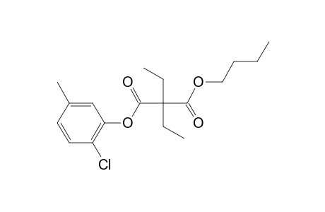 Diethylmalonic acid, butyl 2-chloro-5-methylphenyl ester