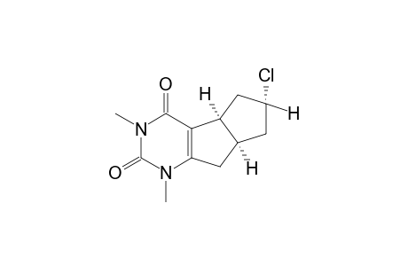 (5aR,7R,8aS)-7-chloranyl-2,4-dimethyl-5,5a,6,7,8,8a-hexahydropentaleno[2,1-d]pyrimidine-1,3-dione