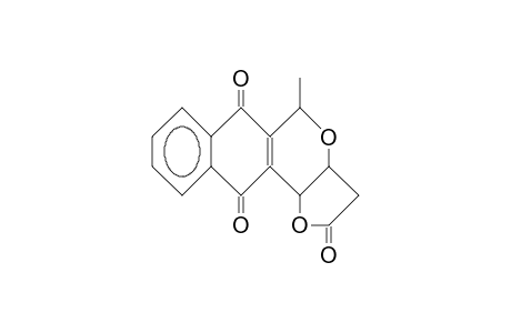 cis-3,3a,5,11b-Tetrahydro-5-methyl-2H-furo(3,2-B)naphtho(2,3-D)pyran-2,6,11-trione;epi-7-deoxykalafungin