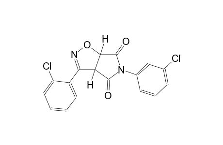 (3aR,6aS)-3-(2-chlorophenyl)-5-(3-chlorophenyl)-3aH-pyrrolo[3,4-d]isoxazole-4,6(5H,6aH)-dione