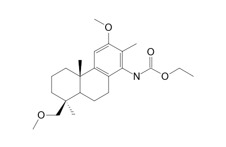 Ethyl N-(12,19-dimethoxy-13-methylpodocarpa-8,11,13-trien-14-yl)carbamate