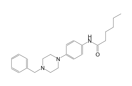 N-[4-(4-benzyl-1-piperazinyl)phenyl]hexanamide