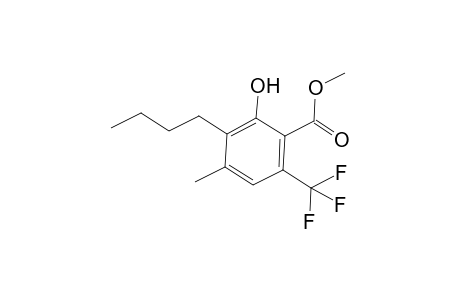 Methyl 3-Butyl-2-hydroxy-4-methyl-6-(trifluoromethyl)benzoate