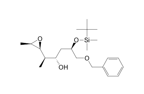 (2R,4S,5R,6S,7R)-6,7-epoxy-2-[(1,1-dimethylethyl)dimethylsiloxy]-5-methyl-1-(phenylmethoxy)octan-4-ol