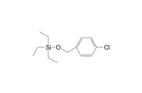 Triethyl(4-chlorobenzyloxy)silane