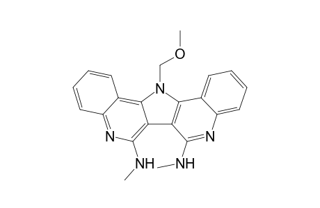 6,7-Bis(methylamino)-13-methoxymethyldiquino[4,3-b:3',4'-d]pyrrole