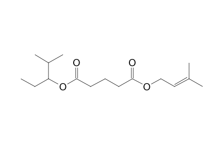 Glutaric acid, 3-methylbut-2-en-1-yl 2-methylpent-3-yl ester