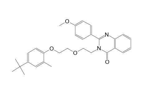 3-{2-[2-(4-tert-butyl-2-methylphenoxy)ethoxy]ethyl}-2-(4-methoxyphenyl)-4(3H)-quinazolinone