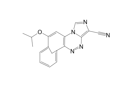 3-CYANO-12-ISOPROPOXY-6,11-METHANOCYCLODECA-[G]-IMIDAZO-[5,1-C]-[1,2,4]-TRIAZINE