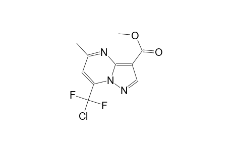 methyl 7-[chloro(difluoro)methyl]-5-methylpyrazolo[1,5-a]pyrimidine-3-carboxylate
