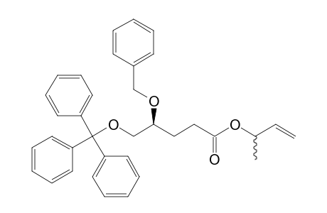 (4S)-4-benzoxy-5-trityloxy-valeric acid 1-methylallyl ester