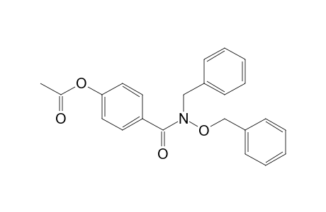 4-{[benzyl(benzyloxy)amino]carbonyl}phenyl acetate