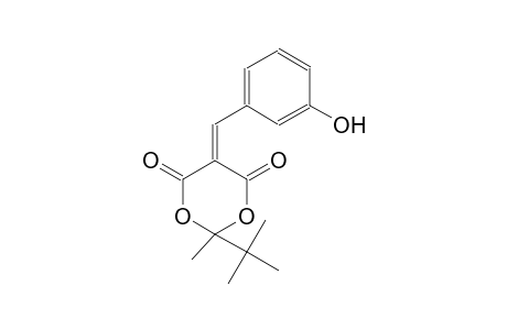 2-tert-butyl-5-(3-hydroxybenzylidene)-2-methyl-1,3-dioxane-4,6-dione