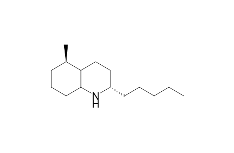 (2S,5R)-2-Pentyl-5-methyl-(perhydro)-quinoline