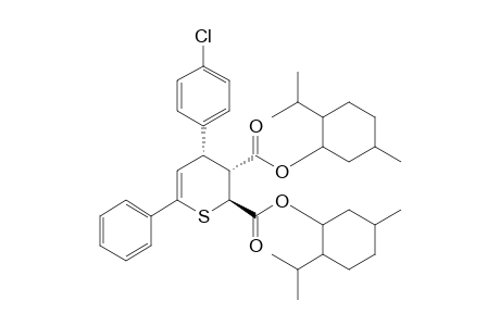 Di-(-)-Menthyl (2S,3R,4R)-6-phenyl-4-(p-chlorophenyl)-3,4-dihydro-2H-thiopyran-2,3-dicarboxylate