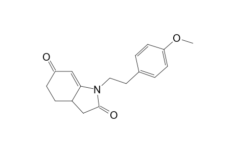 1-(4-Methoxyphenethyl)-3,3a,4,5-tetrahydro-1H-indole-2,6-dione