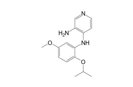 (3-amino-4-pyridyl)-(2-isopropoxy-5-methoxy-phenyl)amine