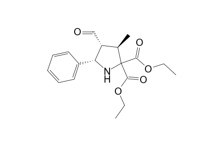(3R,4R,5S)-5-Phenyl-4-formyl-3-methylpyrrolidine-2,2-diethyl-dicarboxylate