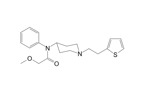 2-Methoxy-N-phenyl-N-(1-[2-(thiophen-2-yl)ethyl]piperidin-4-yl)acetamide